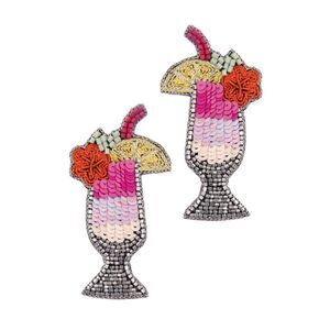 LAURA JANELLE Sequin Cocktail Earrings
